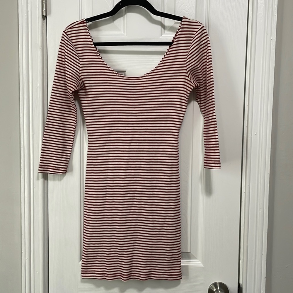 Sparkle & fare stripped bodycon dress